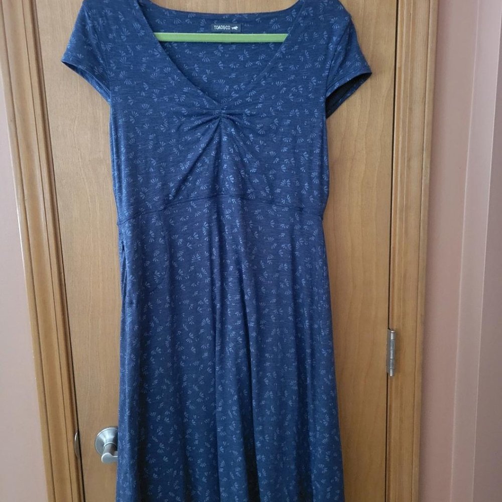 Toad&Co. Rosemarie Short Sleeve Dress Navy